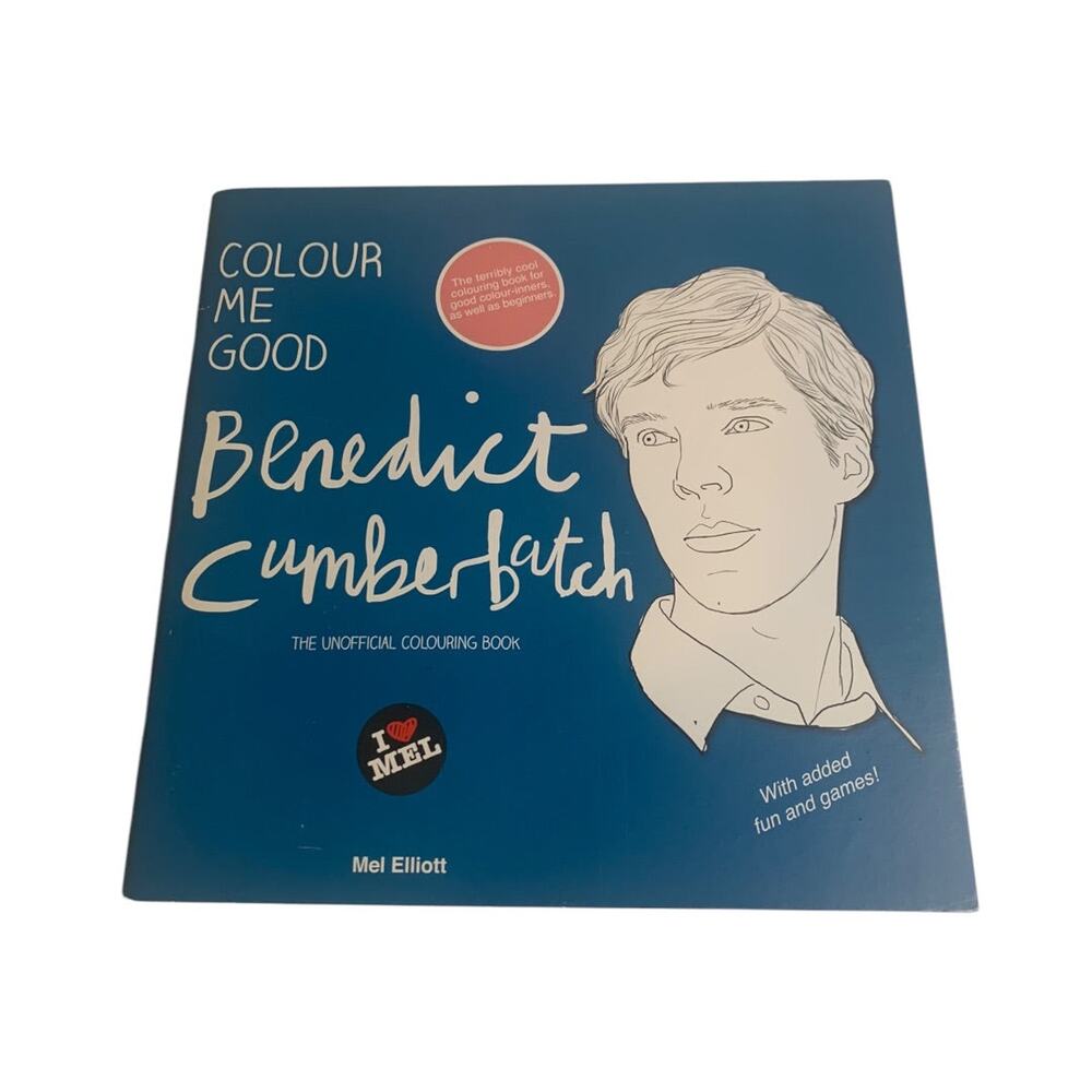Colour Me Good Benedict Cumberbatch Paperback Coloring‎ Book